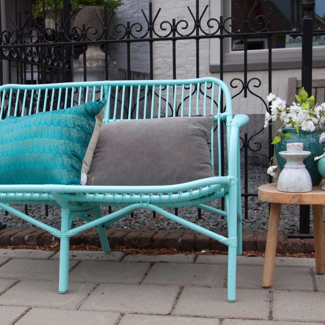 teal bench