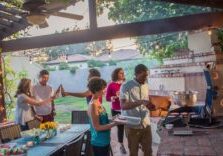 outdoor BBQ gathering